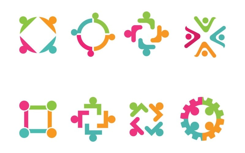 community people logo and symbol original