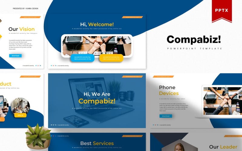 compabiz powerpoint template original