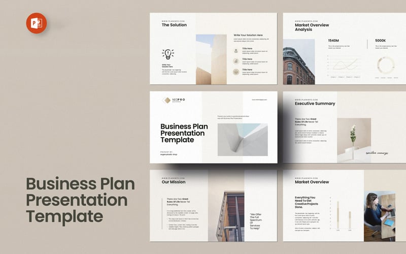 company plan powerpoint template original