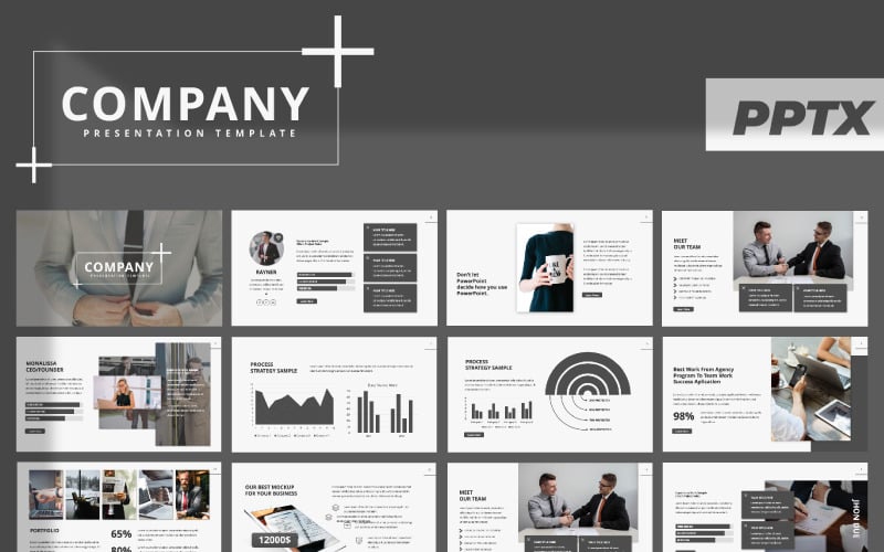 company powerpoint template original