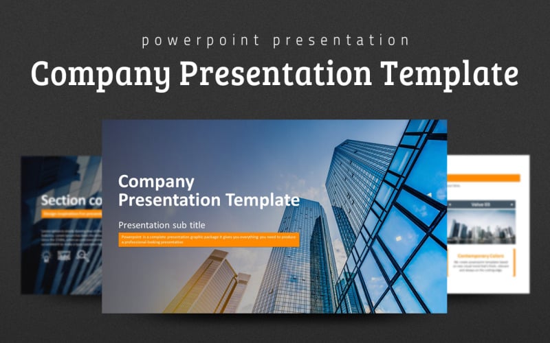 company presentation powerpoint template original