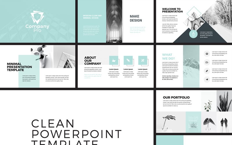company pro powerpoint template original