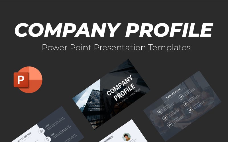 company profile presentation templates original