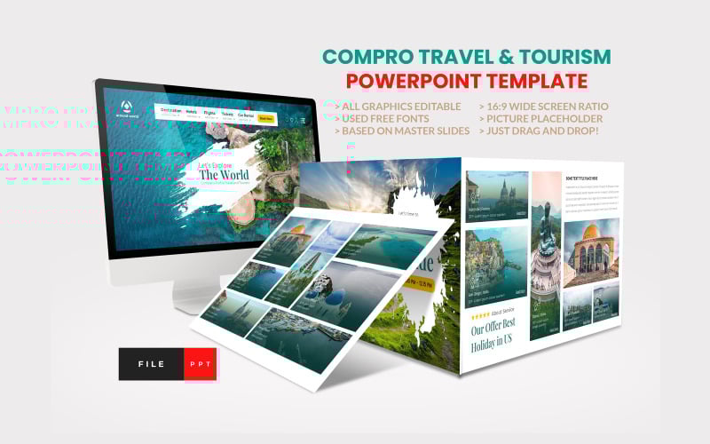 company profile travel and tourism powerpoint template original
