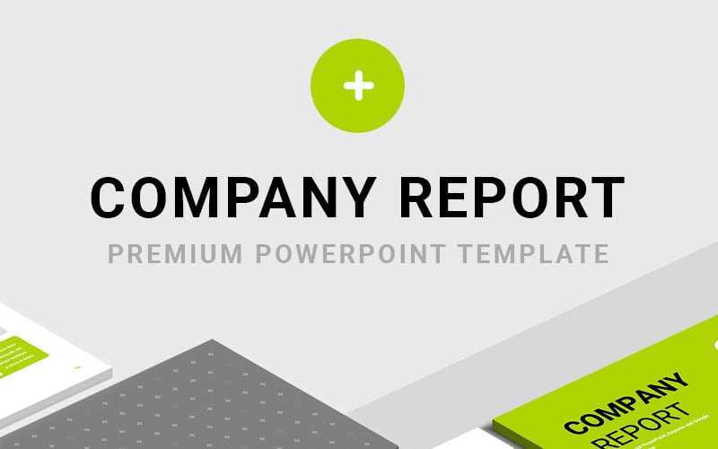 company report powerpoint template original