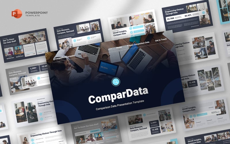 compardata data comparison powerpoint template original