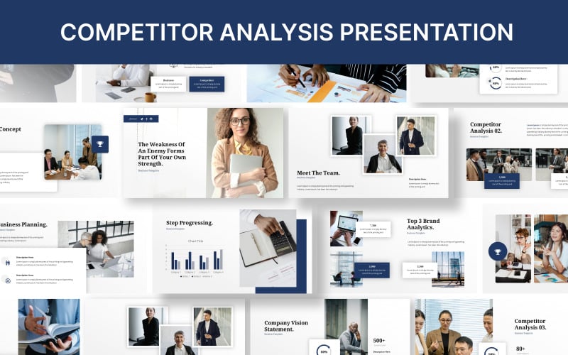competitor analysis powerpoint presentation template original