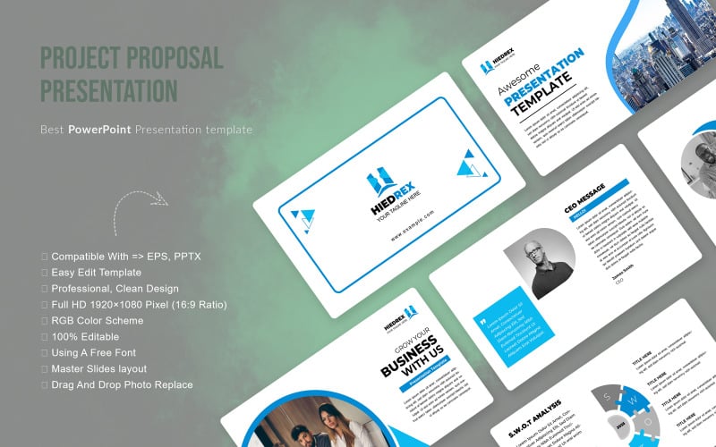 complete business powerpoint presentation layout original