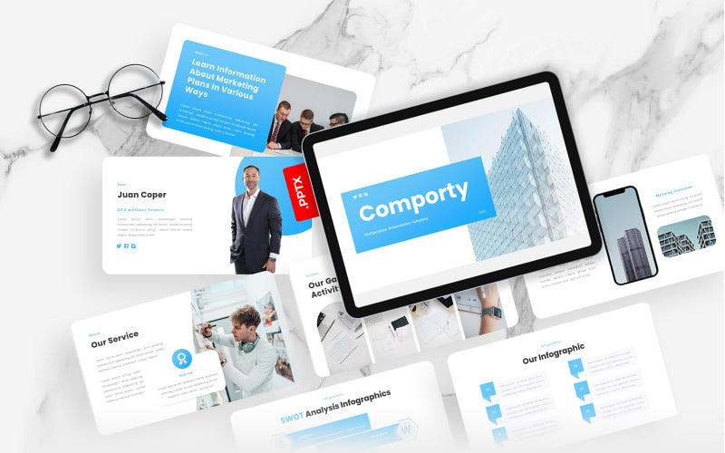 comporty multipurpose powerpoint template original