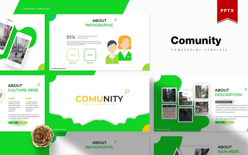 comunity powerpoint template original