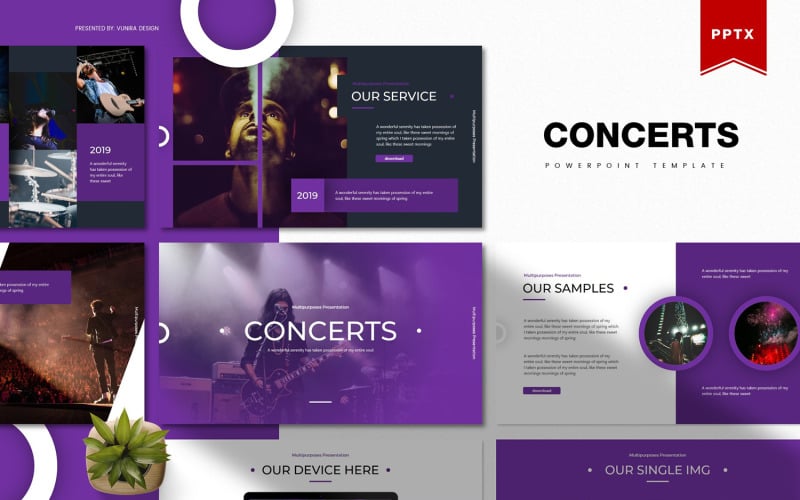 concert powerpoint template original