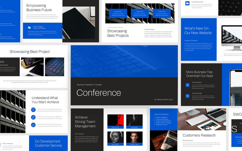 conference powerpoint template original