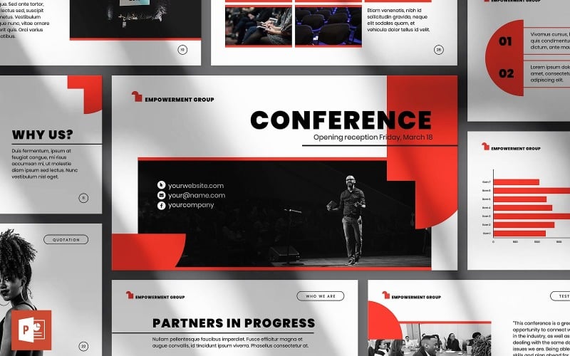 conference presentation powerpoint template original