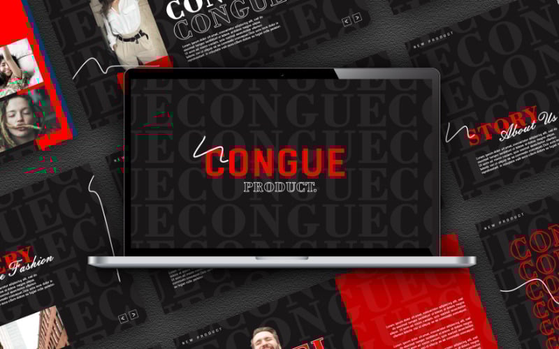 congue powerpoint template original