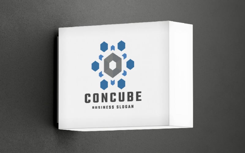 connect and share cube logo original