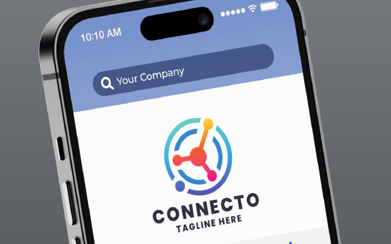connecto pro logo template original