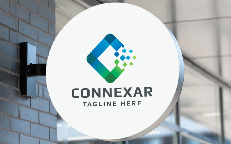 connexar letter c logo template original