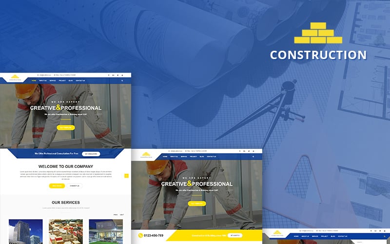 construction amp building business joomla template original