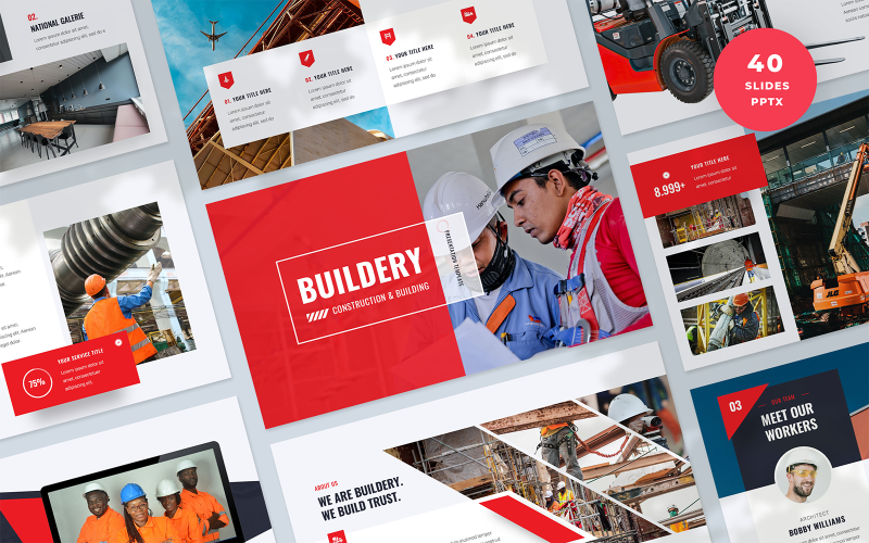 construction and building powerpoint template original