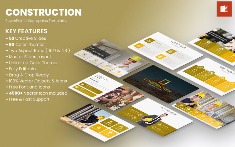 construction powerpoint templates original