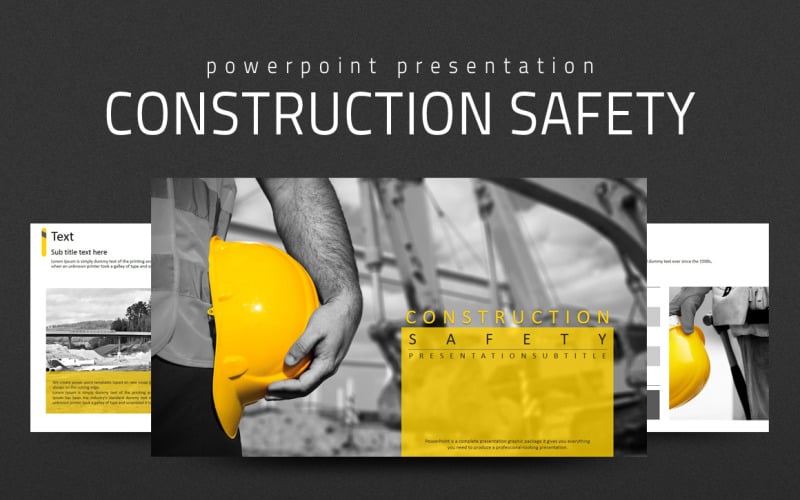 construction safety ppt powerpoint template original