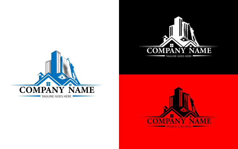 constructions and painting logo original