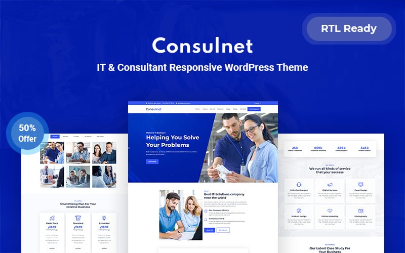 consulnet it amp consultant responsive wordpress theme original