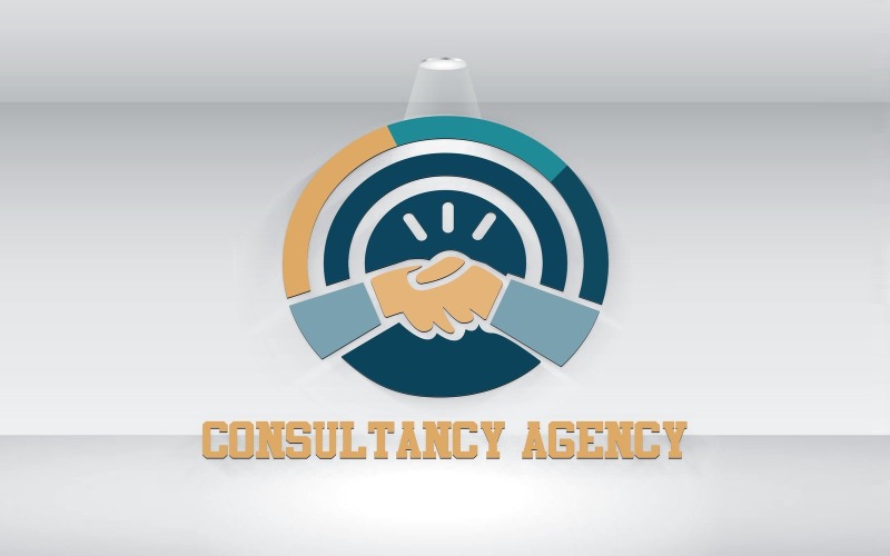 consultancy business for consulting agency logo vector file original