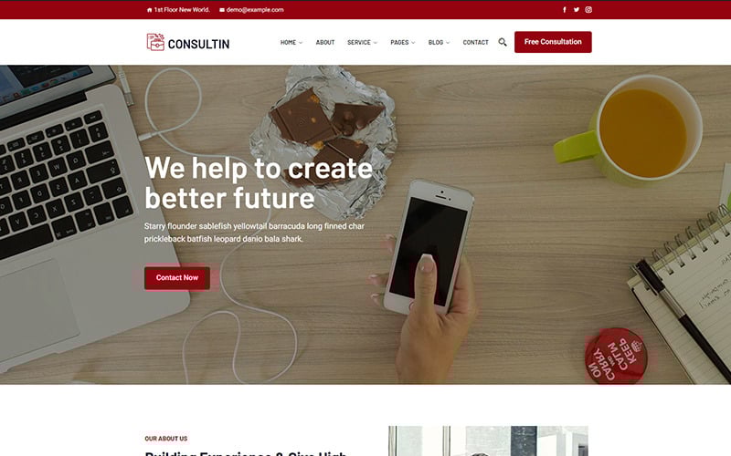 consultin premium consultation wordpress theme original