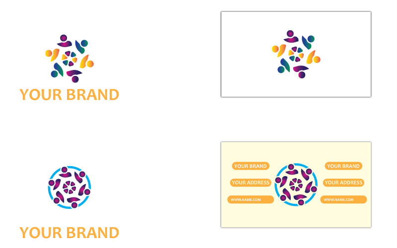 consulting logo creative design template original