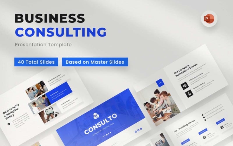 consulto business consulting powerpoint presentation template original