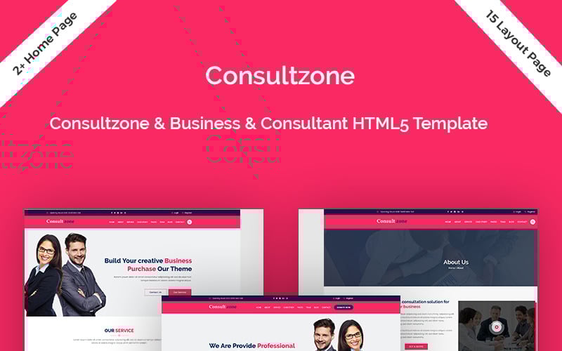 consultzone consultancy amp business landing page template original