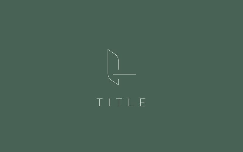 contemporary iconic l scandinavian natural wellness logo original