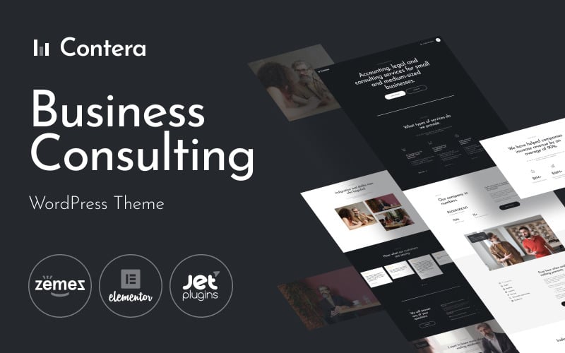 contera advisor consulting business finance wordpress theme original
