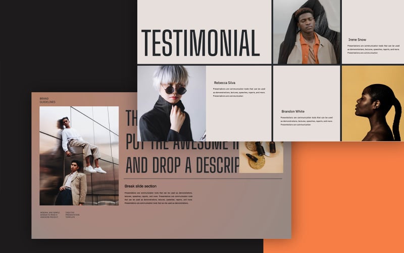 contigent brand urban powerpoint template original
