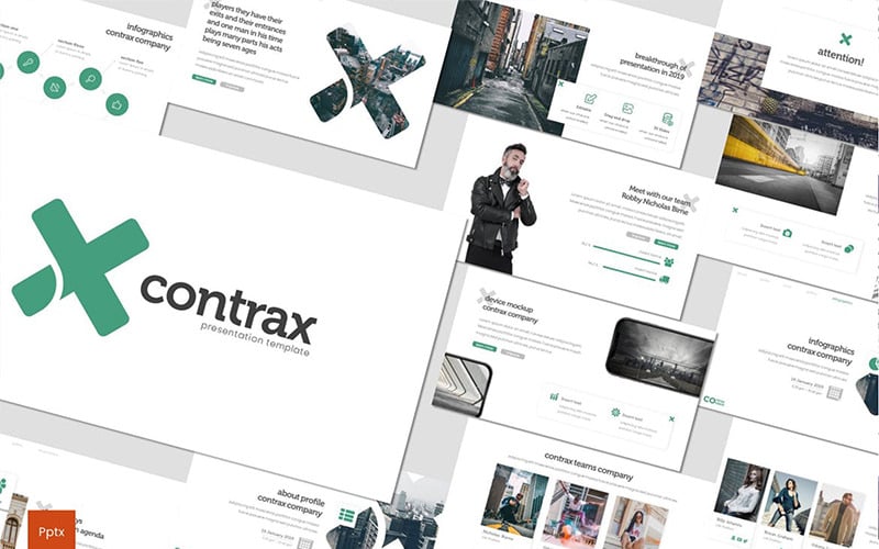 contrax powerpoint template original