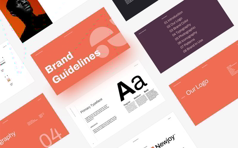 coral brand guidelines template original