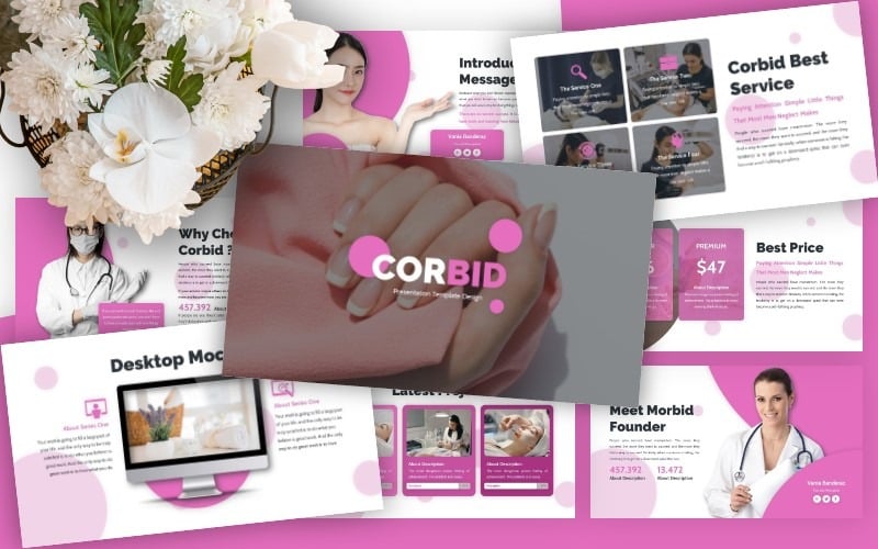 corbid business powerpoint template original