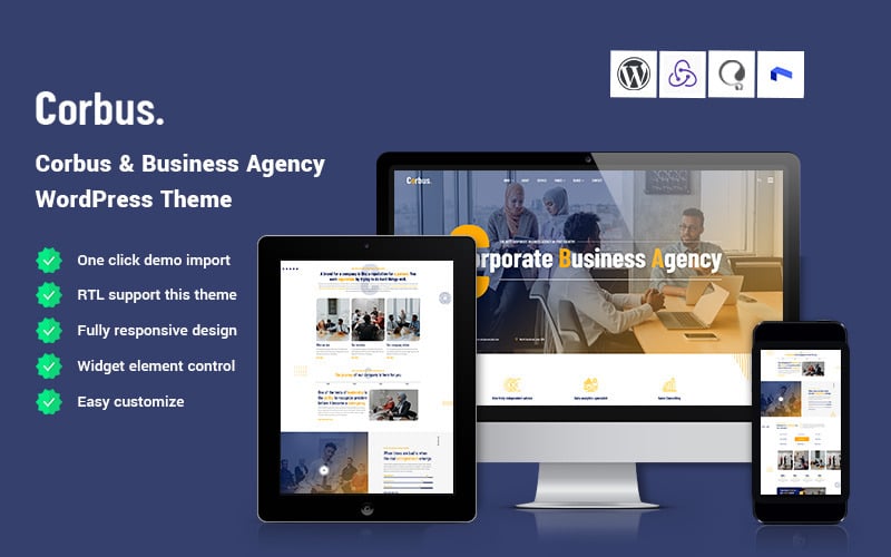 corbus business agency wordpress theme original