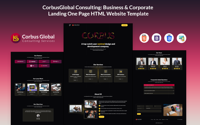 corbusglobal consulting empowering businesses with innovative strategies html template original