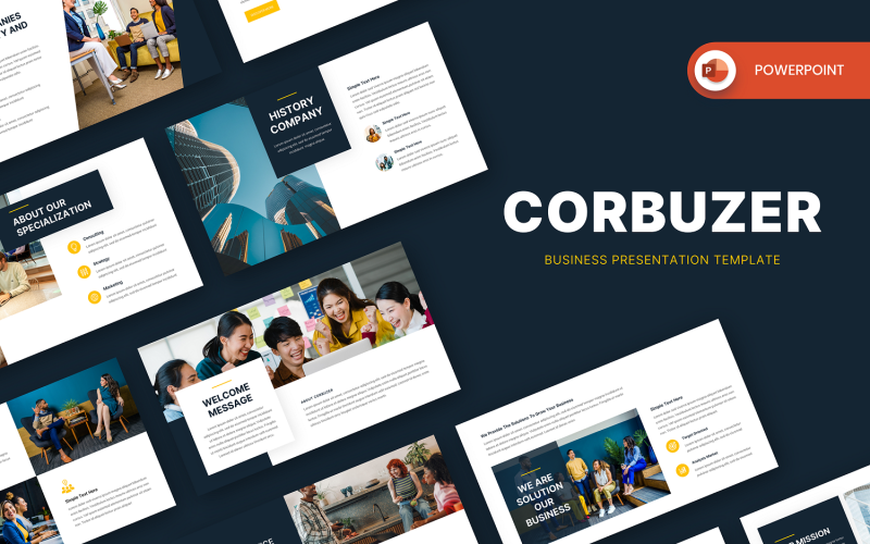 corbuzer business powerpoint template original