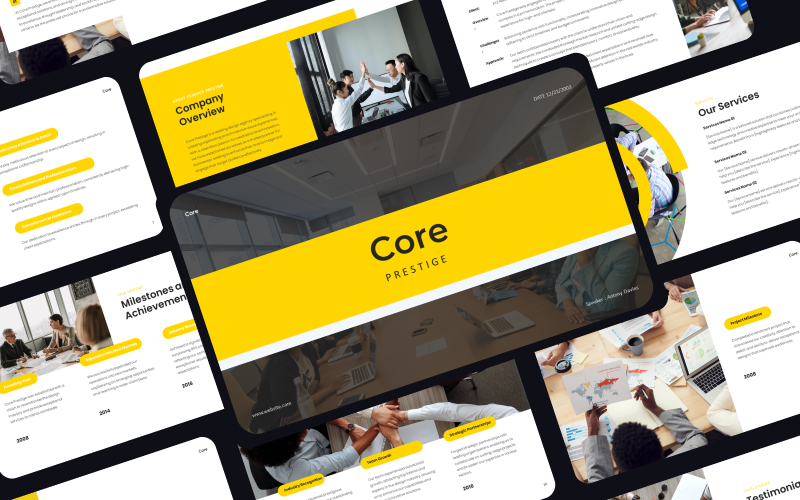 core company profile presentation original