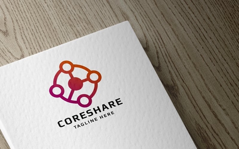 core share system logo template original