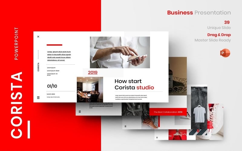 corista business powerpoint template original