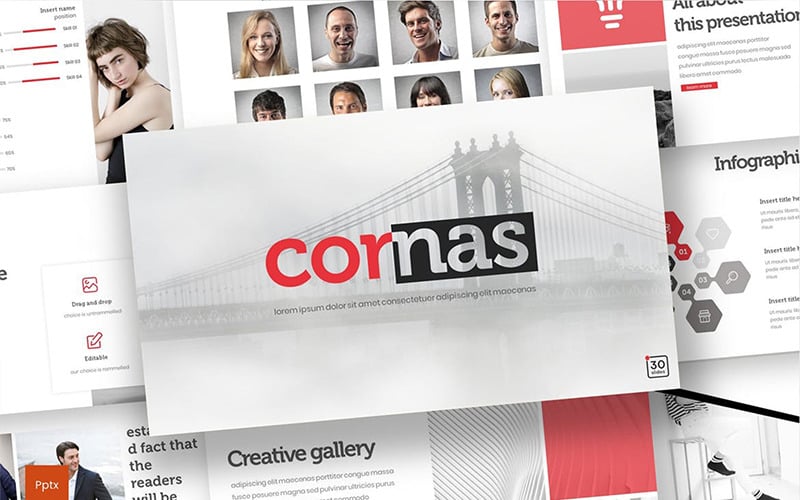 cornas powerpoint template original