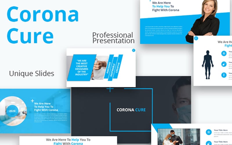 corona cure powerpoint template original