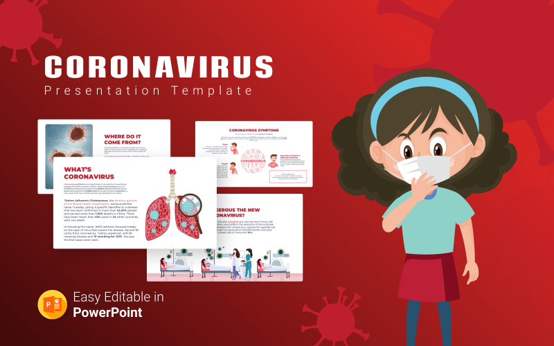 coronavirus powerpoint presentation template original
