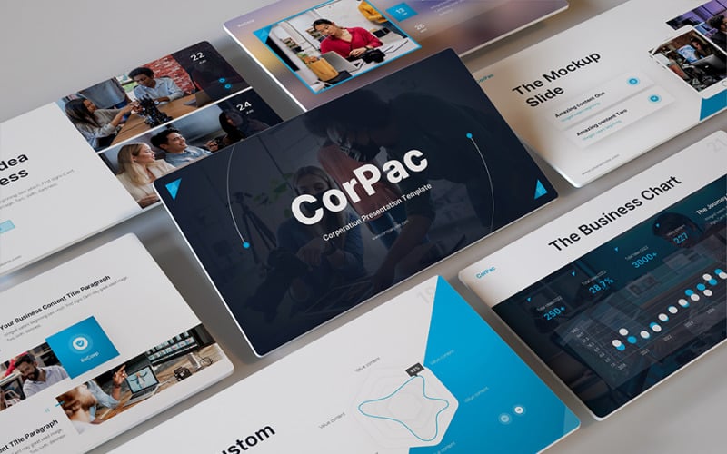 corpac business powerpoint template original