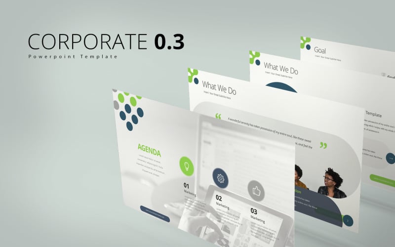corporate powerpoint template original