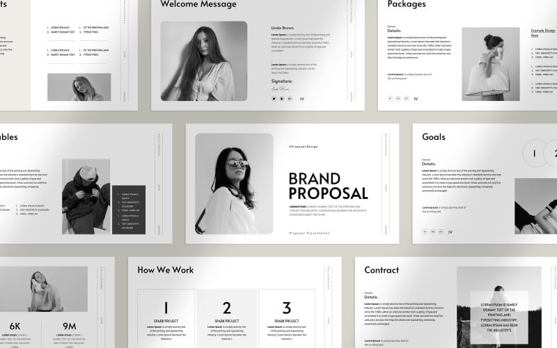 corporate brand proposal presentation original